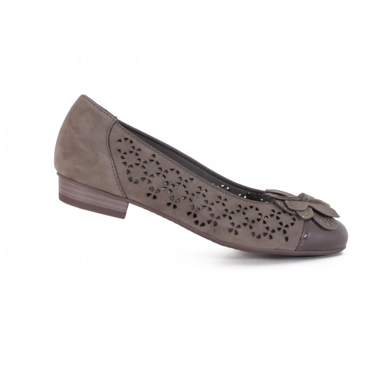 Ballerine Ara En Cuir Perforée Fantaisie Tendance