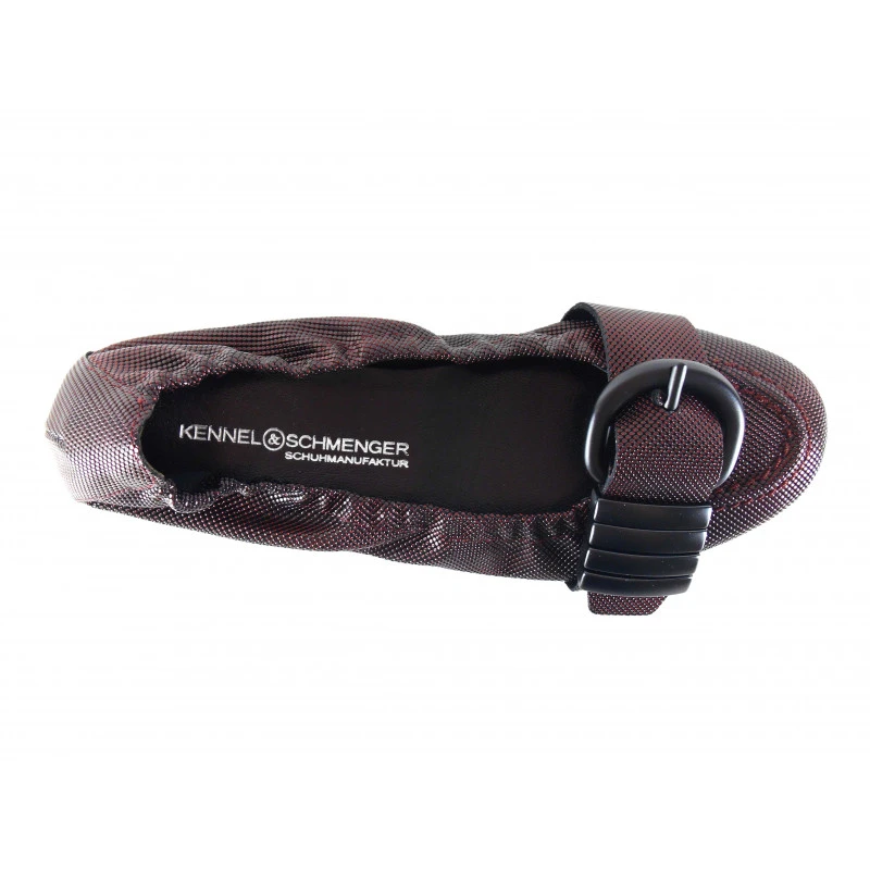 Ballerine Femme En Cuir Original à Petit Talon K&S – Image 3