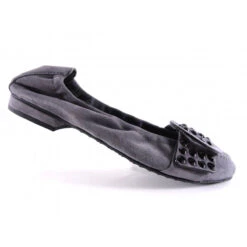 Ballerine Femme K&S Chic En Nubuck Gris