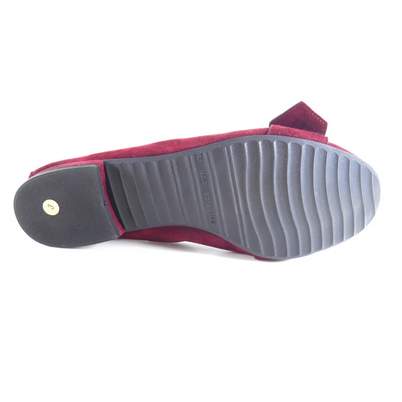 Ballerine Rouge à Talon En Cuir Femme K&S – Image 4