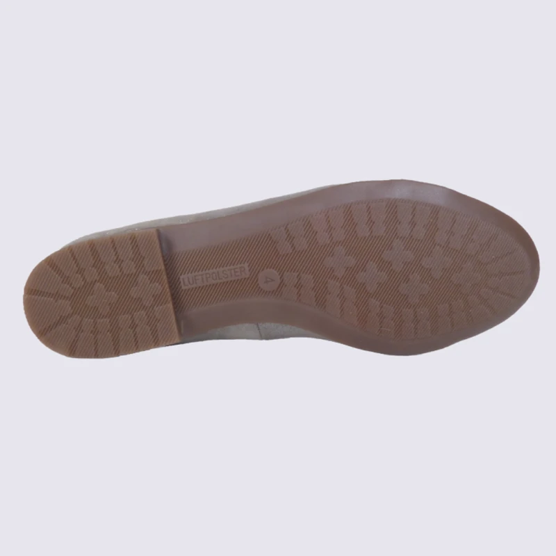 Ballerines Avec Perles Ara En Cuir Taupe – Image 4