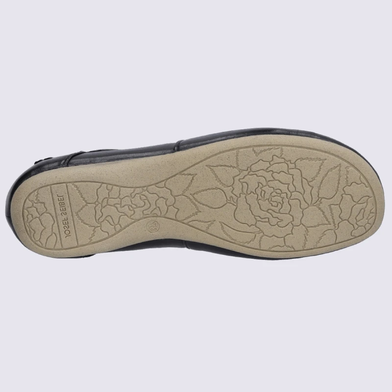 Ballerines Josef Seibel, Ballerines à Brides Femme En Cuir Noir – Image 4