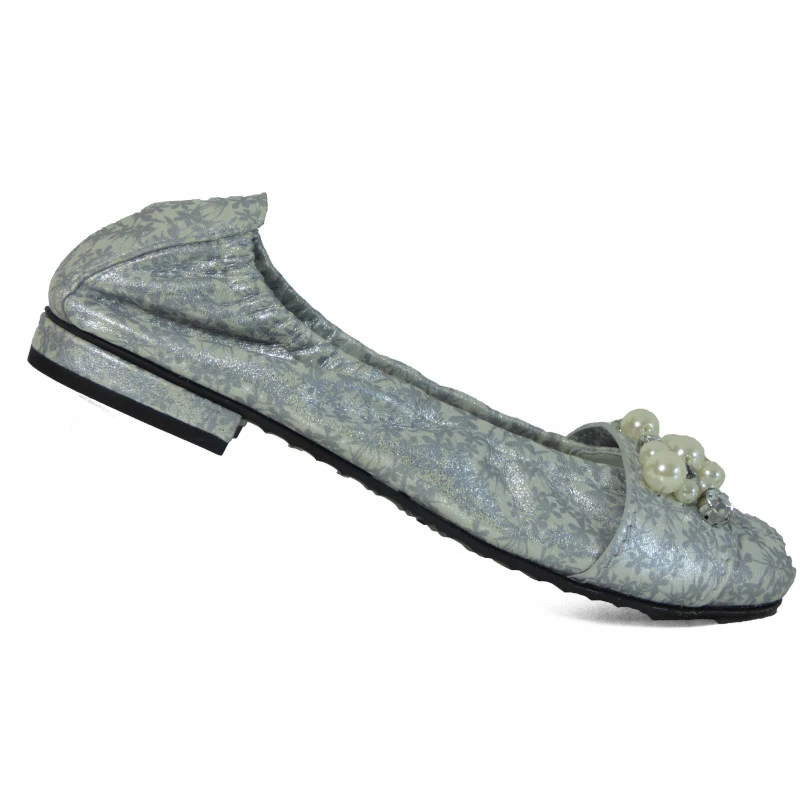 Ballerines K&S En Cuir Tendance Blanc