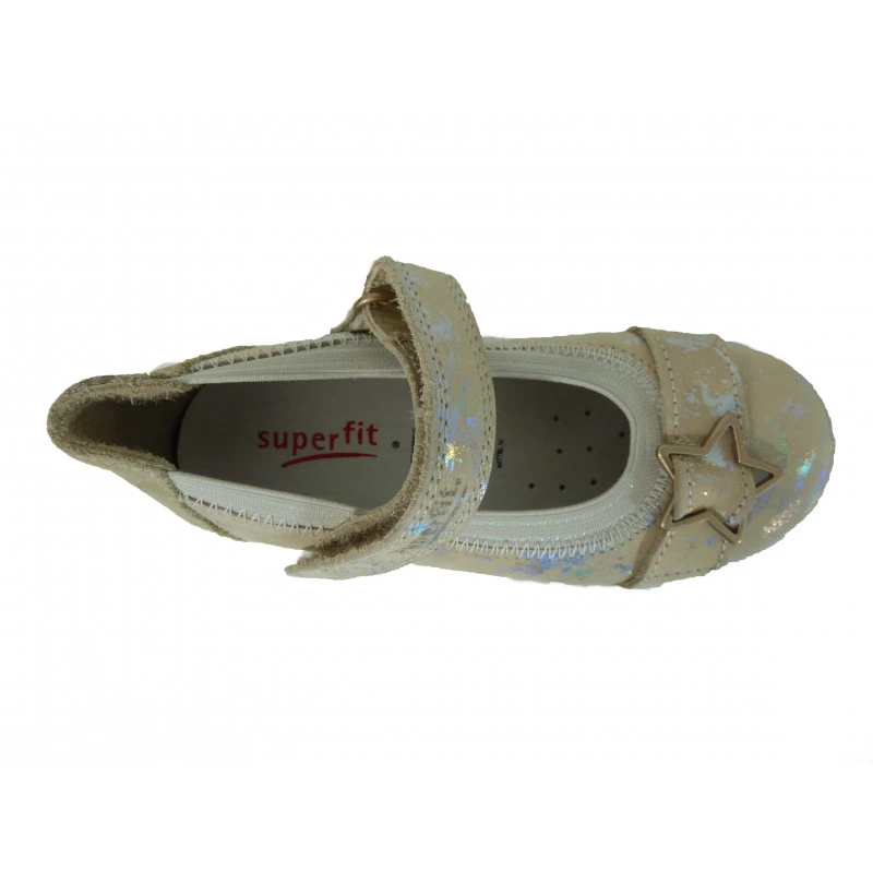 Ballerines Superfit à Motif étoile En Cuir Fille Tendance – Image 3