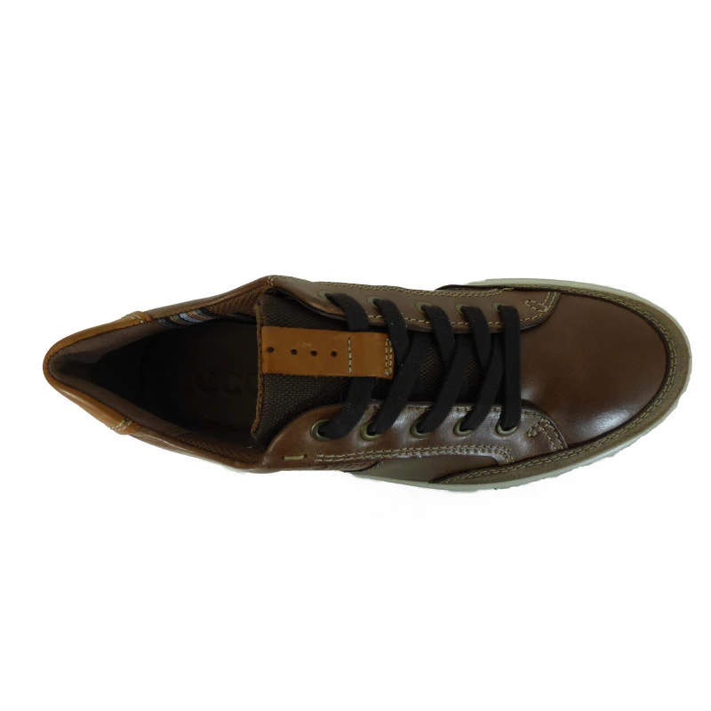 Basket En Cuir Ecco En Brun Tendance – Image 3