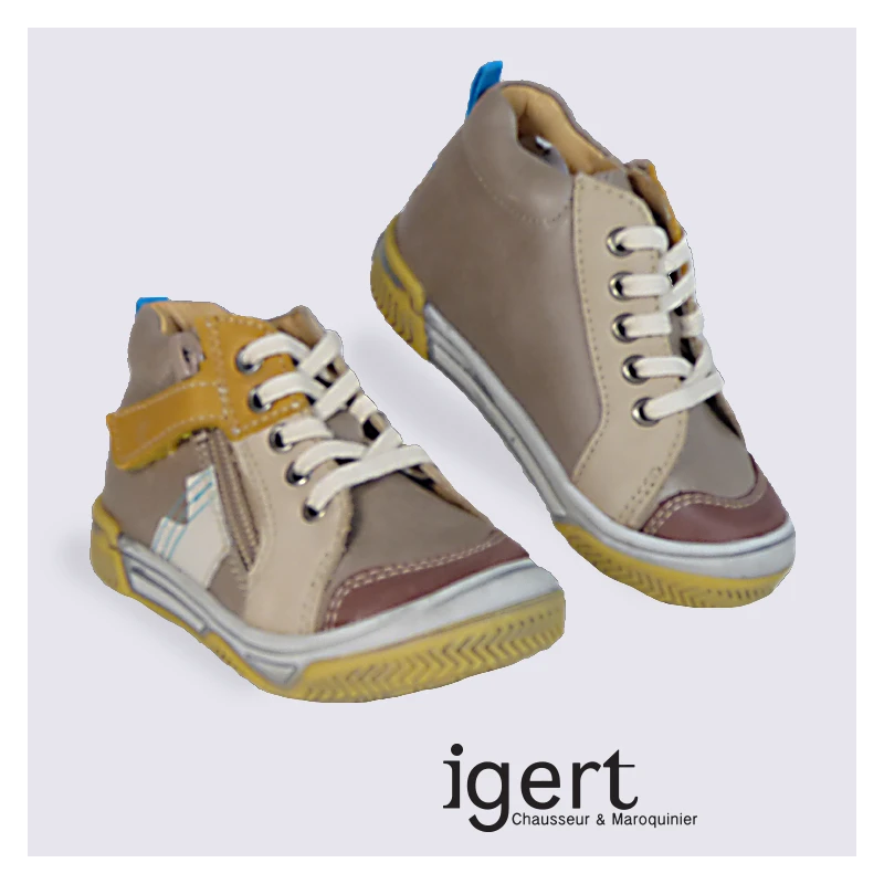 Basket Garçon à Glissière Baybotte En Cuir – Image 2