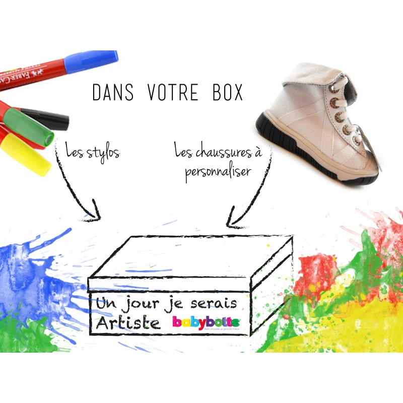 Basket Montante Enfant Babybotte Dessinable – Image 5