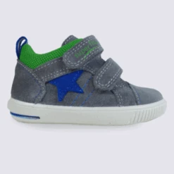 Baskets à Velcro Bébé Garçon Superfit En Cuir