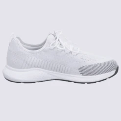 Baskets Ara, Baskets Ă Lacets Sidney Homme En Textile Blanc/gris