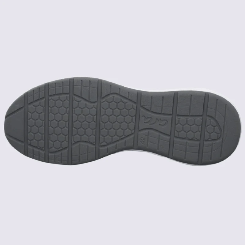 Baskets Ara, Baskets à Lacets Sidney Homme En Textile Blanc/gris – Image 4