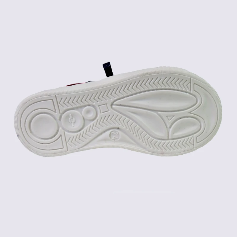 Baskets Bellamy, Baskets Sportswear Garçon En Cuir Marine – Image 4