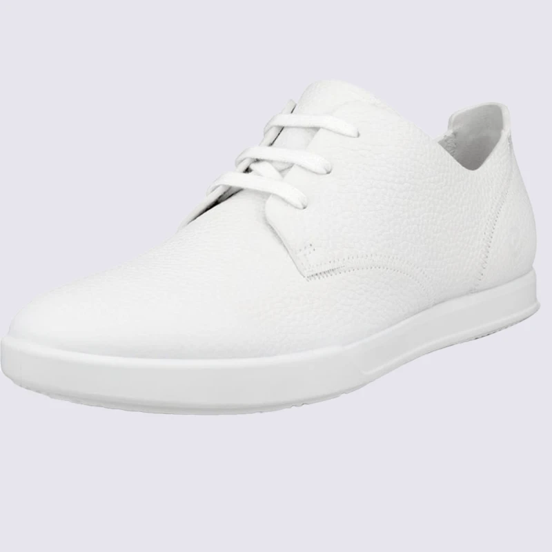 Baskets ECCO, Basket Élégante Et Chic Homme En Cuir Blanc – Image 2