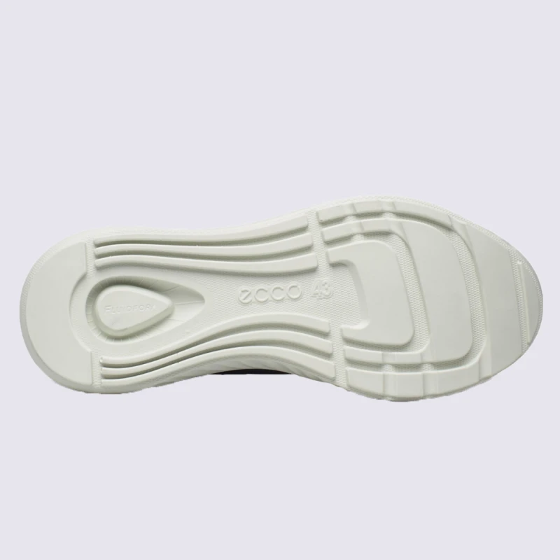 Baskets Ecco, Baskets Design Pour Homme En Textile Gris Aimant – Image 4