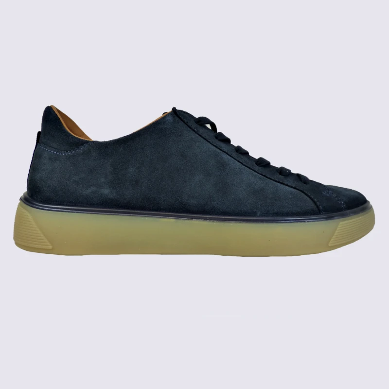 Baskets Ecco, Baskets Tendances Homme En Cuir Marine