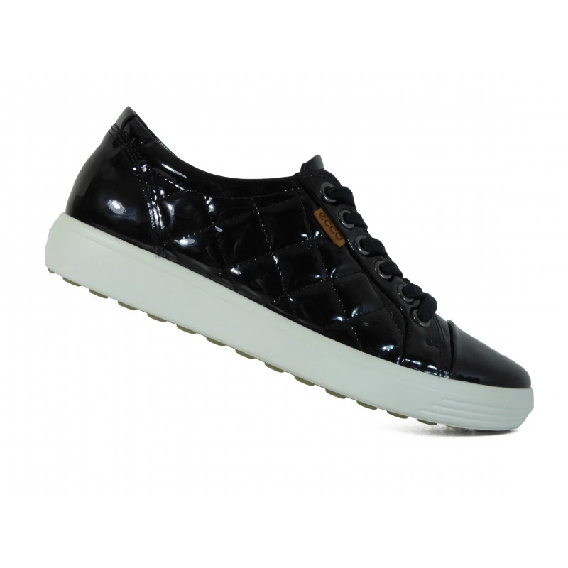 Baskets En Cuir Vernis Ecco Tendance