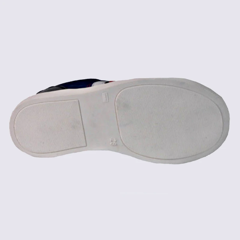 Baskets Bellamy, Baskets Confortables Garçons En Cuir Marine – Image 4