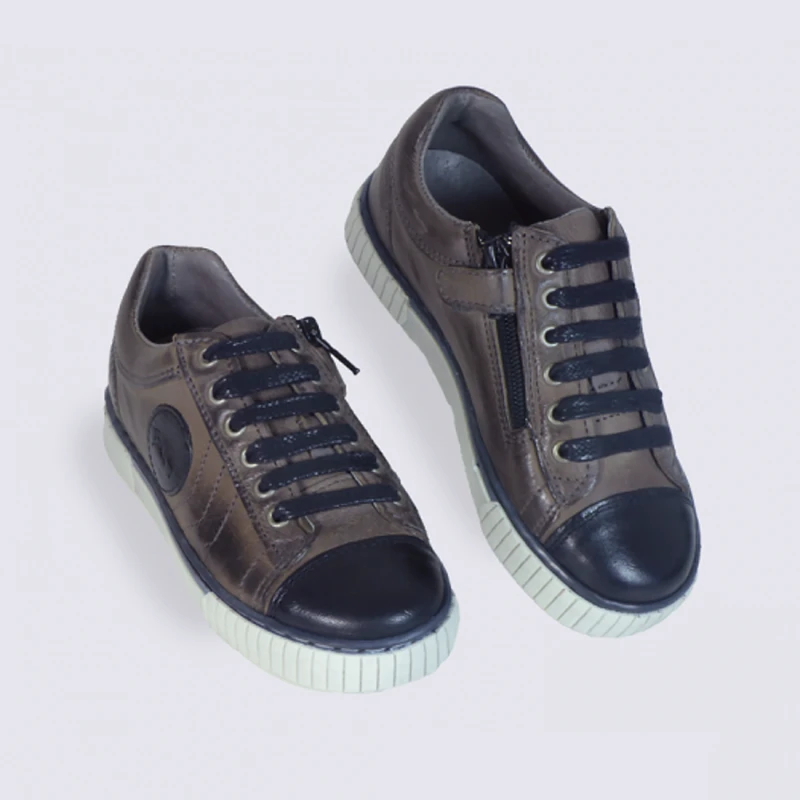 Baskets Garçon En Cuir Bellamy à Glissière – Image 2