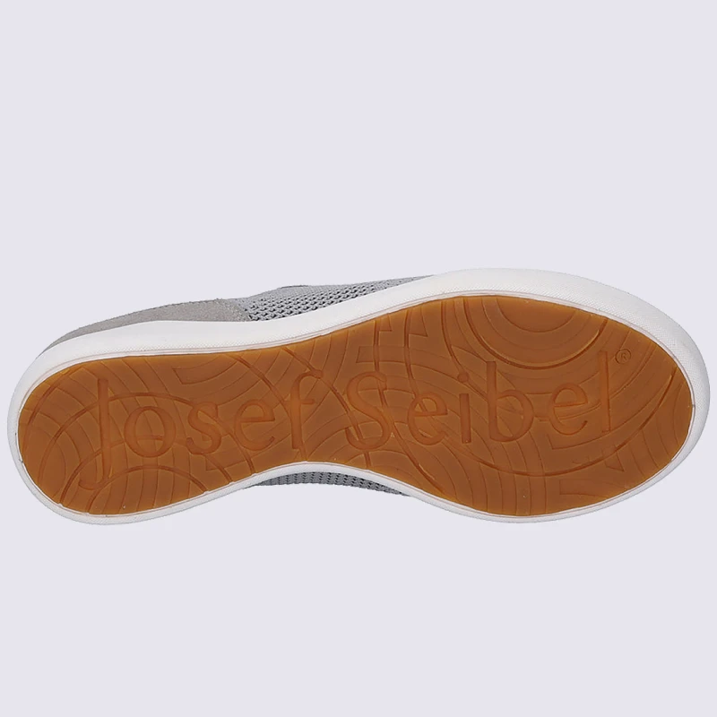 Baskets Josef Seibel, Baskets Tricotées Femme En Textile Gris – Image 4