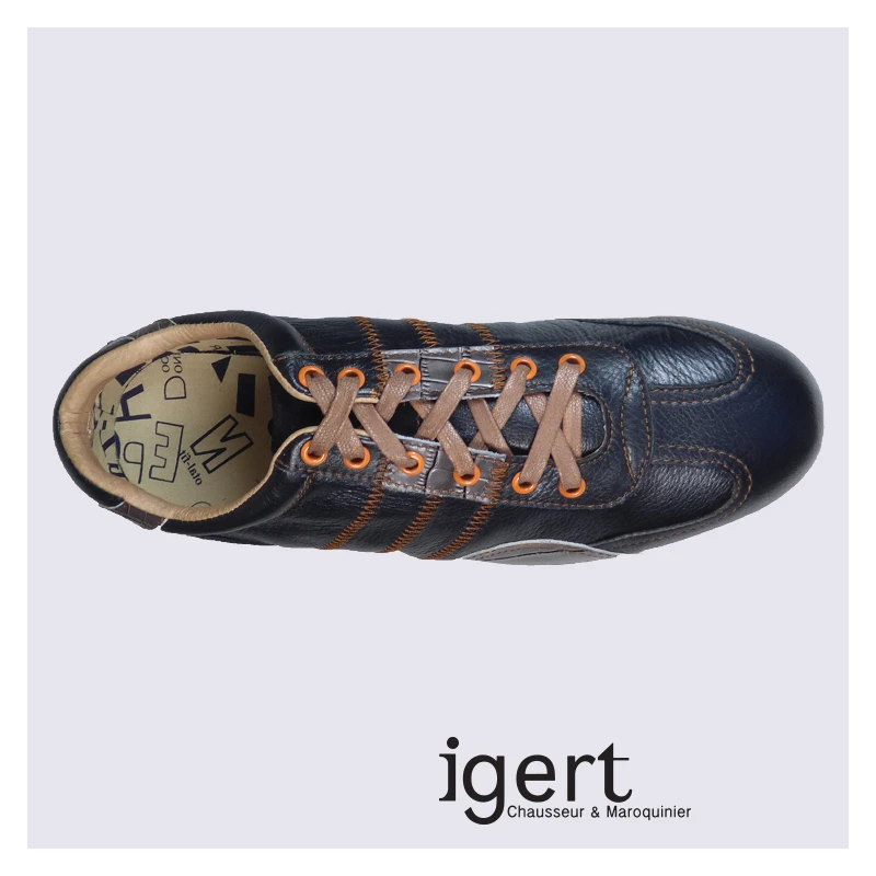 Baskets Kdopa, Baskets Homme En Cuir Relief – Image 3