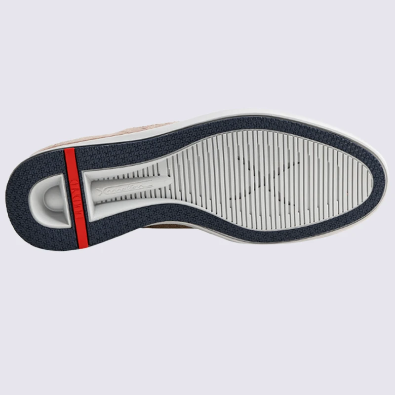 Baskets Lloyd, Baskets Chic Homme En Textile Et Cuir Sable – Image 4