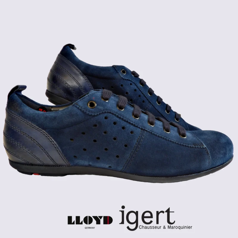Baskets Lloyd, Baskets Confortables Homme En Cuir Jeans – Image 2