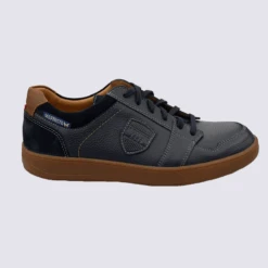 Baskets Mephisto, Baskets Basses Homme En Daim Et Cuir Navy