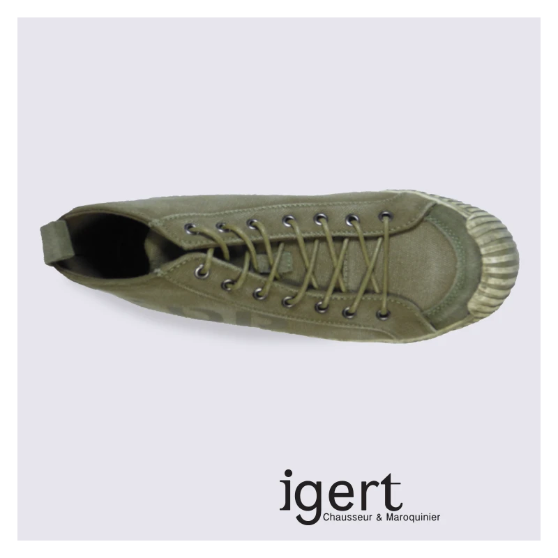 Baskets Montantes Homme Kdopa Kaki Tendance – Image 3