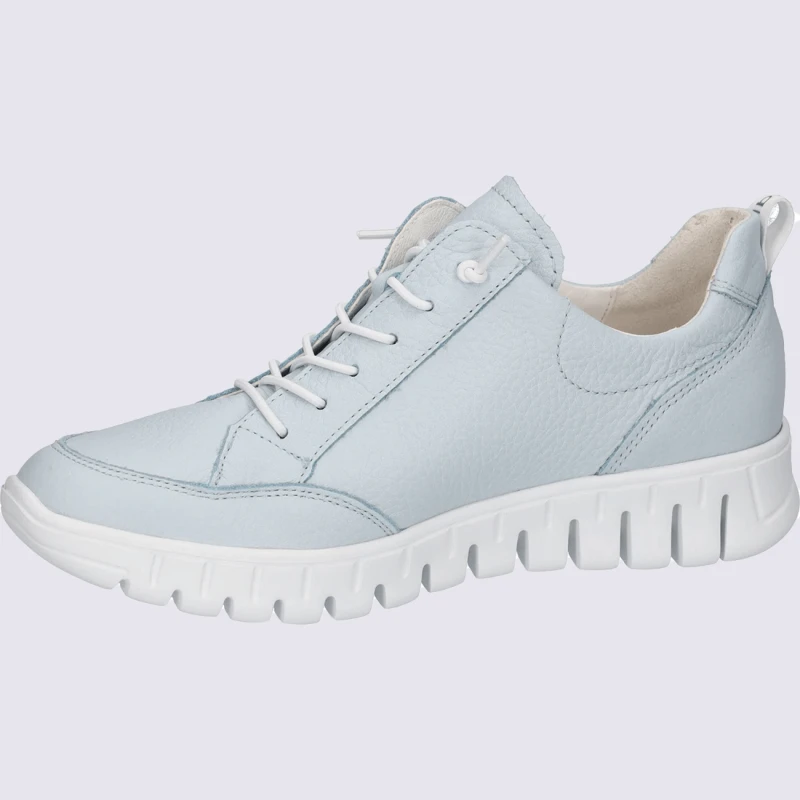 Baskets Waldlaufer, Baskets Confortables Et Tendance Zippées Femme En Cuir Bleu – Image 4