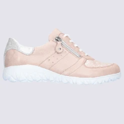 Baskets Waldlaufer, Baskets Confortables Femme En Cuir Rose