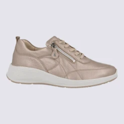 Baskets Waldlaufer, Baskets Tendance Et Légère Pour Femme En Cuir Beige
