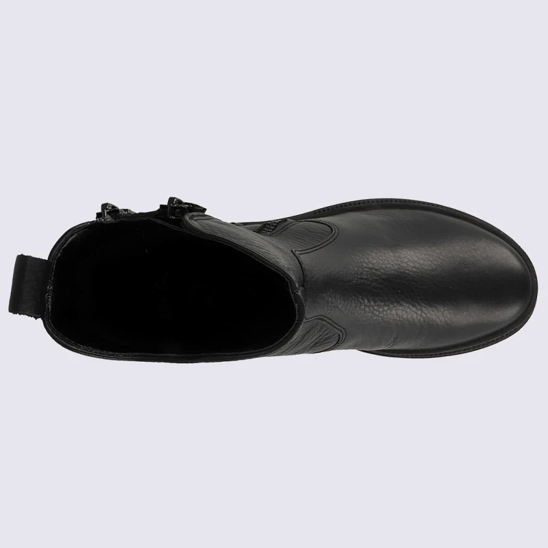 Bottes Ara, Bottes Tendances Femme En Cuir Noir – Image 3