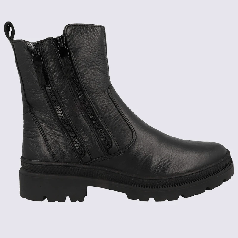 Bottes Ara, Bottes Tendances Femme En Cuir Noir