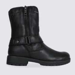Bottes Gore-tex Pour Filles Superfit En Cuir Noir