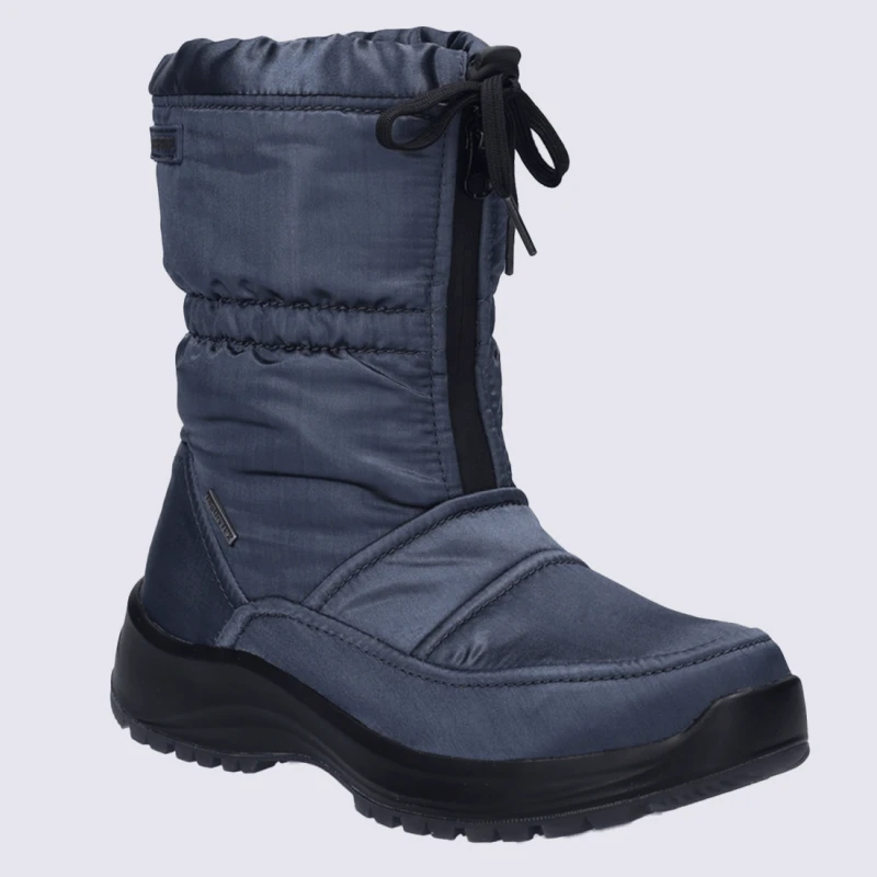 Bottes Josef Seibel, Bottes Zippées Chaude Femme En Textile Jeans – Image 2