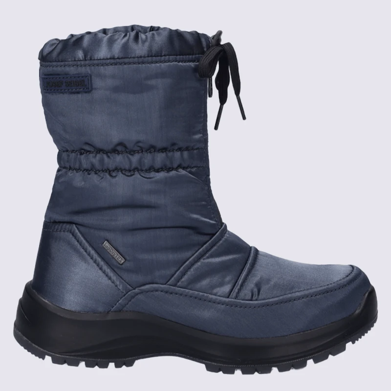 Bottes Josef Seibel, Bottes Zippées Chaude Femme En Textile Jeans