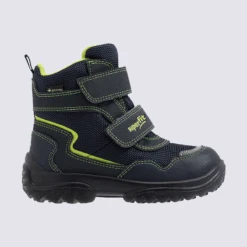 Bottes Superfit, Bottes Fourrées Gore-Tex Mixte Bi-matière Bleu/vert