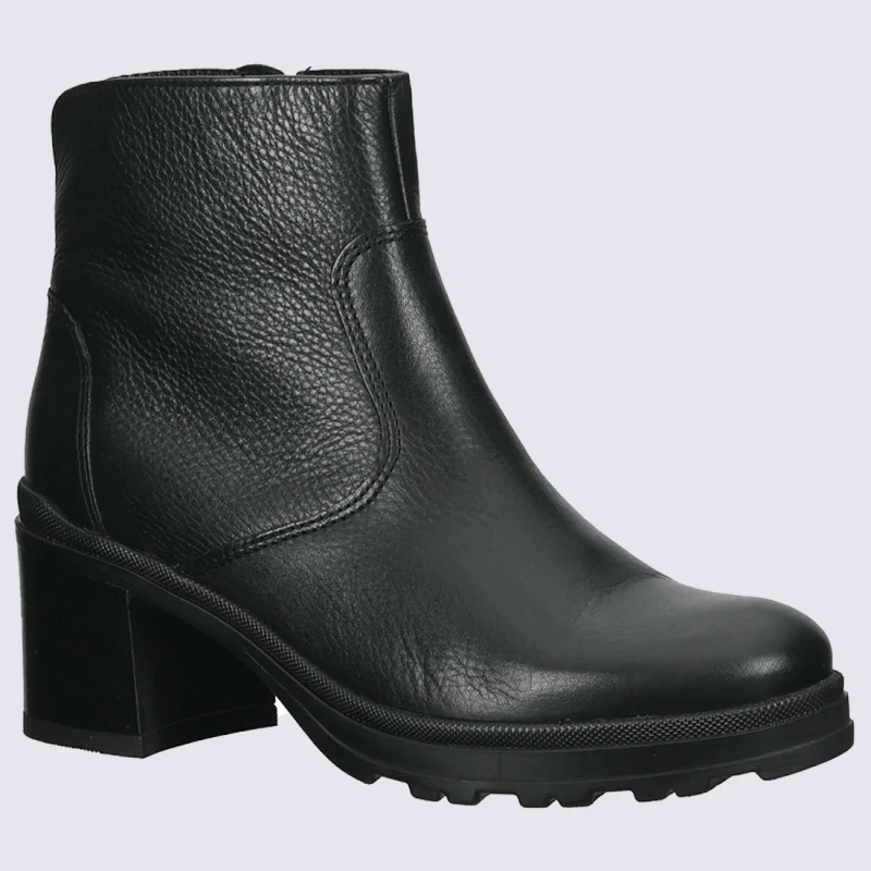 Bottines Ara, Bottines élégantes à Talons Femme En Cuir Noir – Image 2
