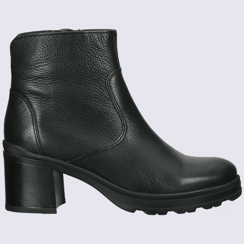 Bottines Ara, Bottines élégantes à Talons Femme En Cuir Noir