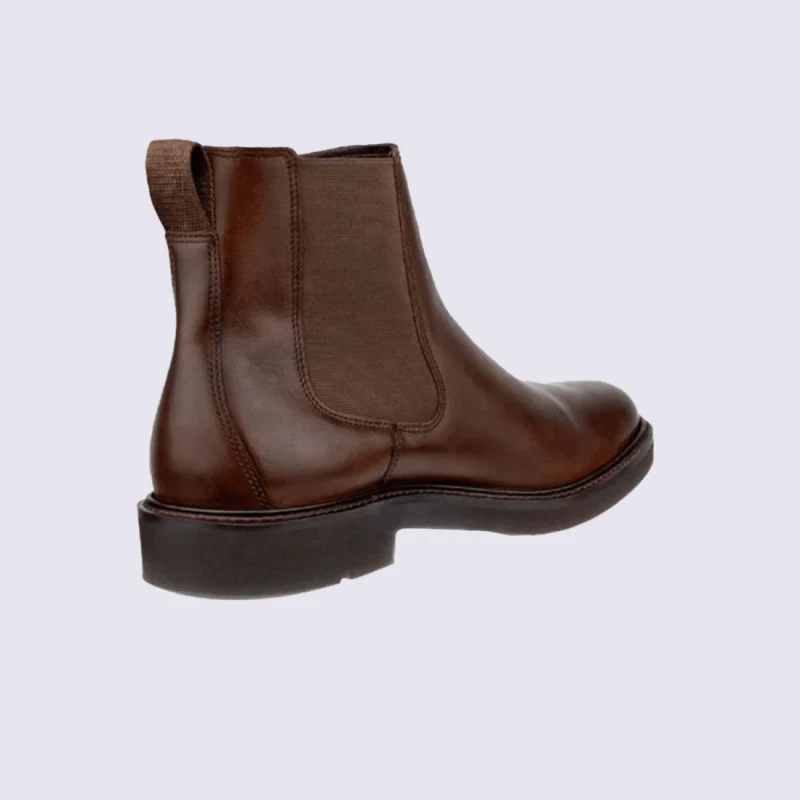 Bottines Ecco, Bottines élégantes Et Agréables Femme, En Cuir Lisse Cacao – Image 4