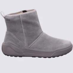 Bottines Legero, Bottines Fourrées Femme En Velours Gris