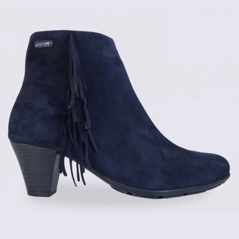 Bottines Mephisto, Bottines Ă Franges Femme En Cuir