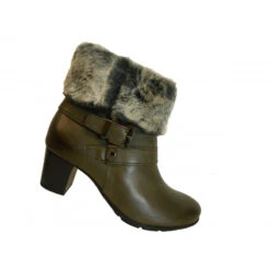 Bottines Mephisto Confortables à Talon En Cuir