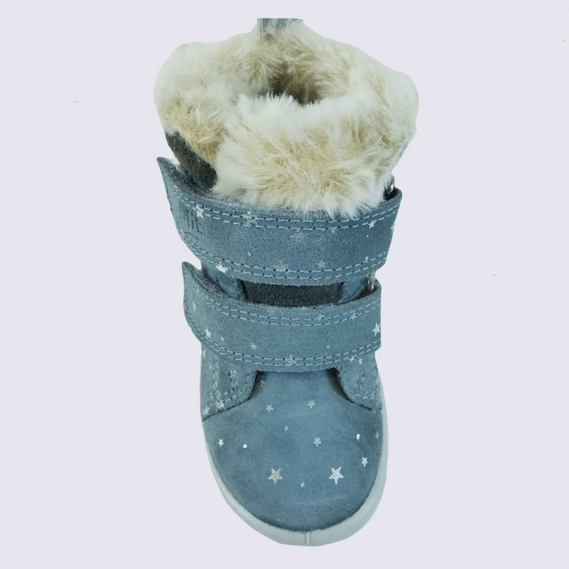 Bottines Superfit, Bottines Fourrées Gore-Tex Pour Filles En Cuir Bleu/vert – Image 3