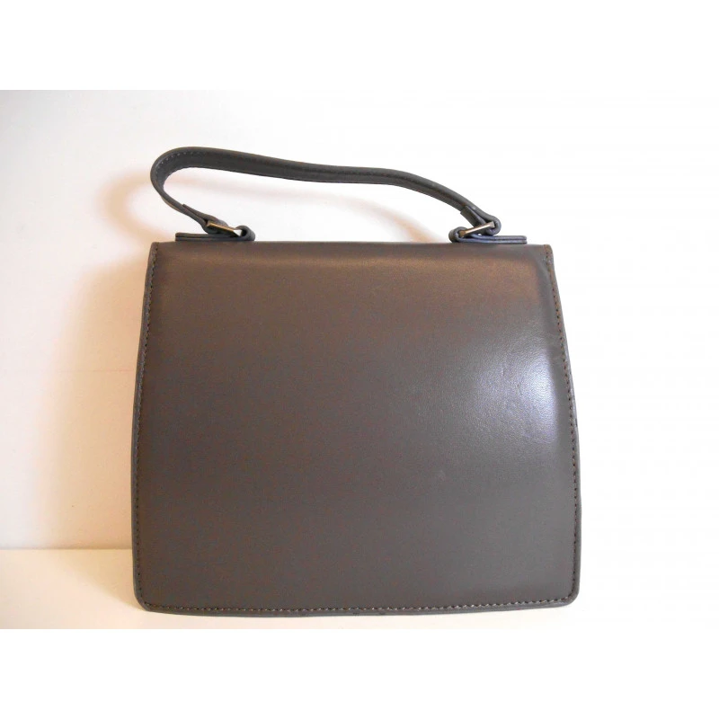 Cartable En Cuir Gris Mode Frederic – Image 2