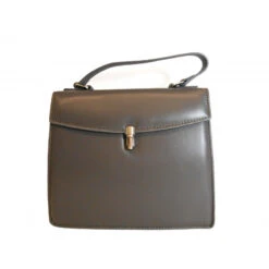 Cartable En Cuir Gris Mode Frederic