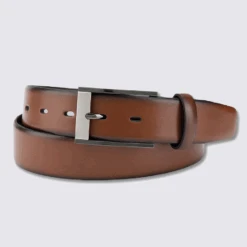 Ceinture Bernd Götz, Ceinture Classique En Cuir Marron