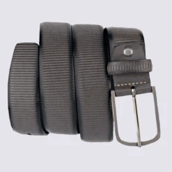 Ceinture Bernd Götz, Ceinture élégante Femme En Cuir Gris