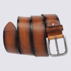 Ceinture Bernd Götz, Ceinture Tendance En Cuir Marron
