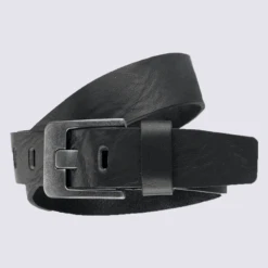 Ceinture Bernd Götz, Ceinture Tendance En Cuir Noir