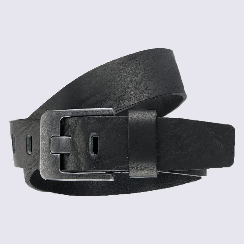 Ceinture Bernd Götz, Ceinture Tendance En Cuir Noir